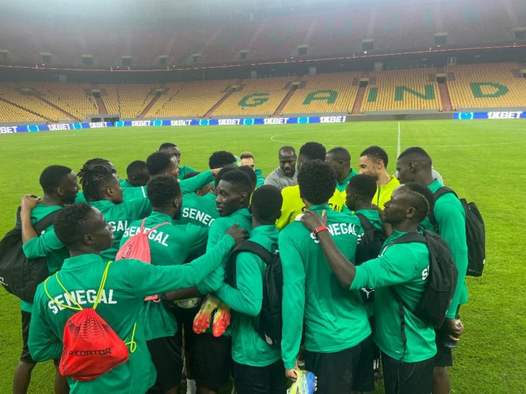 Match Sénégal-Togo: dernière séance d’entrainement des Lions