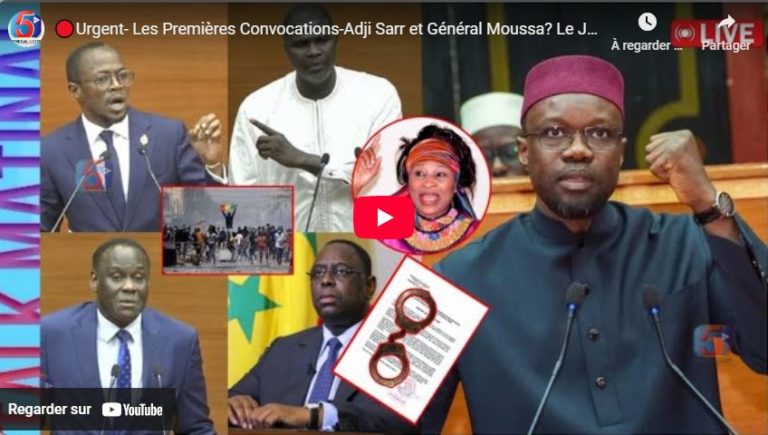 🔴Urgent- Les Premières Convocations-Adji Sarr et Général Moussa? Le Juge sur Mansour Fay-PMN Affecté