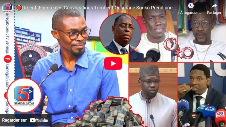 🛑Urgent- Encore des Convocations Tombent-Ousmane Sonko Prend une Décision: Serigne Niang Révélée