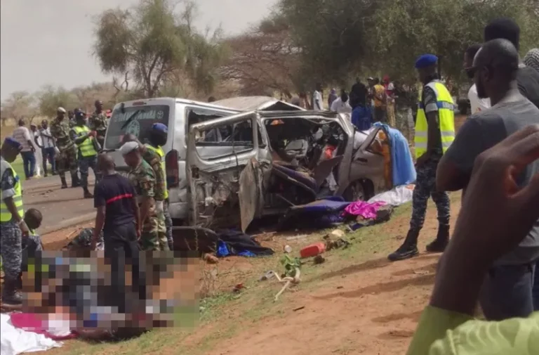 Louga : un accident de la route fait un mort et un blessé ce lundi