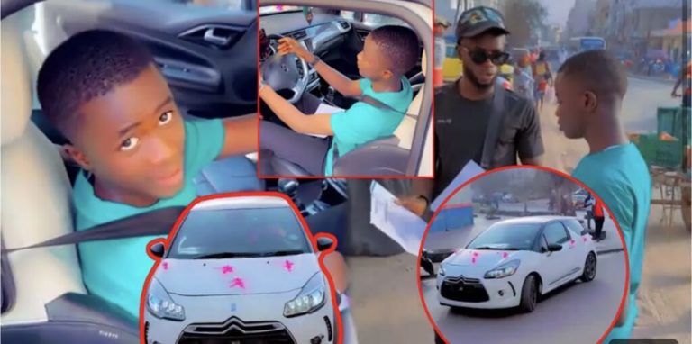 (Vidéo) – Souhaibou offre une belle voiture à son fils Serigne Saliou…