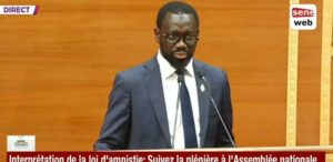 Cheikh Tidiane Youm favorable à l'interprétation de la loi d'amnistie