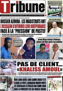 Découvrez les Unes des journaux sénégalais du jeudi 15 mai 2025