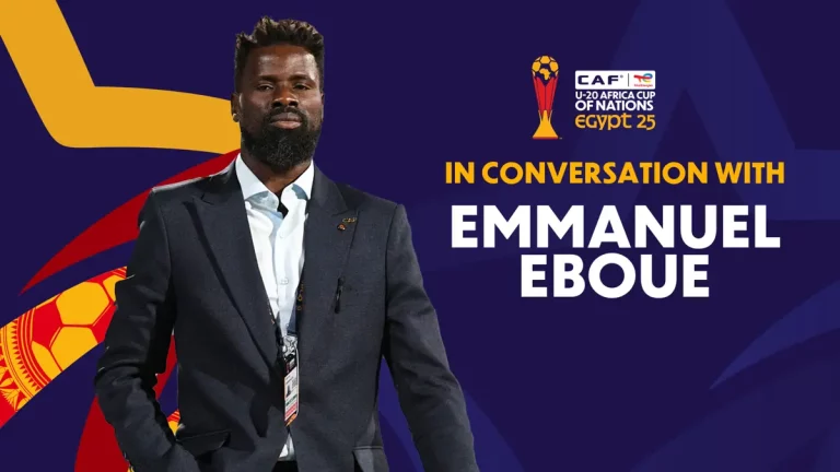 Emmanuel Eboué, une nouvelle voie dans le football à la CAN U20 CAF TotalEnergies, Égypte 2025