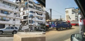 Ngor: L'effondrement spectaculaire d'un immeuble de 5 étages filmé par un passant (vidéo)