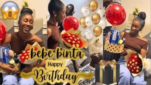 (Vidéo) – Anniversaire de Bb Bineta : La belle surprise de son mari Fallou émeut les internautes…