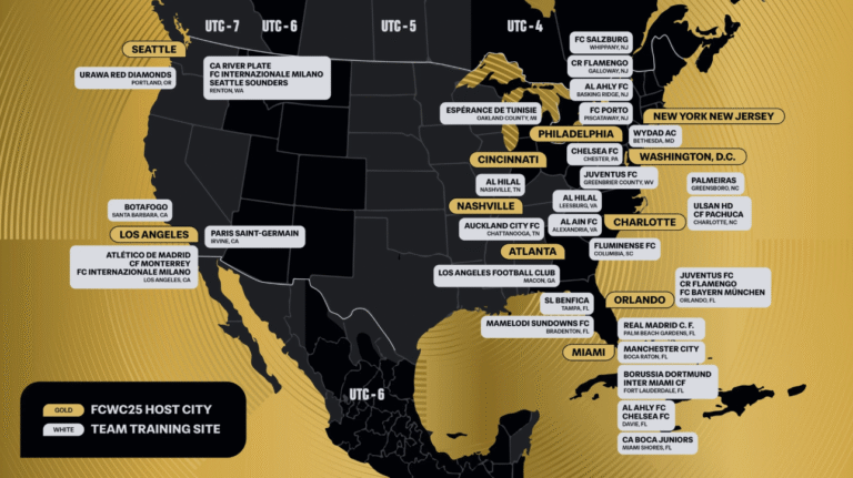 Les communautés à travers tous les États-Unis se préparent à accueillir les plus grands joueurs du football mondial