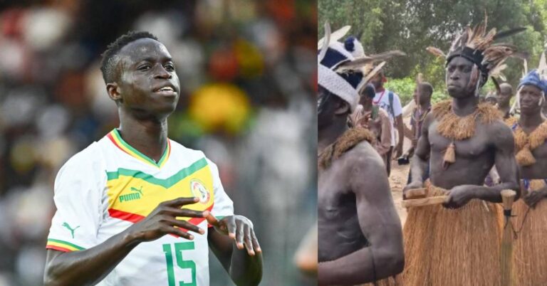 Krépin Diatta initié au bois sacré, la toile s’enflamme (photos)