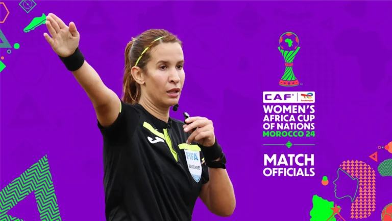 La CAF annonce la sélection des arbitres pour la Coupe d’Afrique des Nations Féminine CAF TotalEnergies, Maroc 2024
