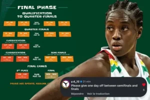 AfroBasket 2025 – Les équipes face à un calendrier intense et sans repos avant la finale, Yacine Diop fait une demande !