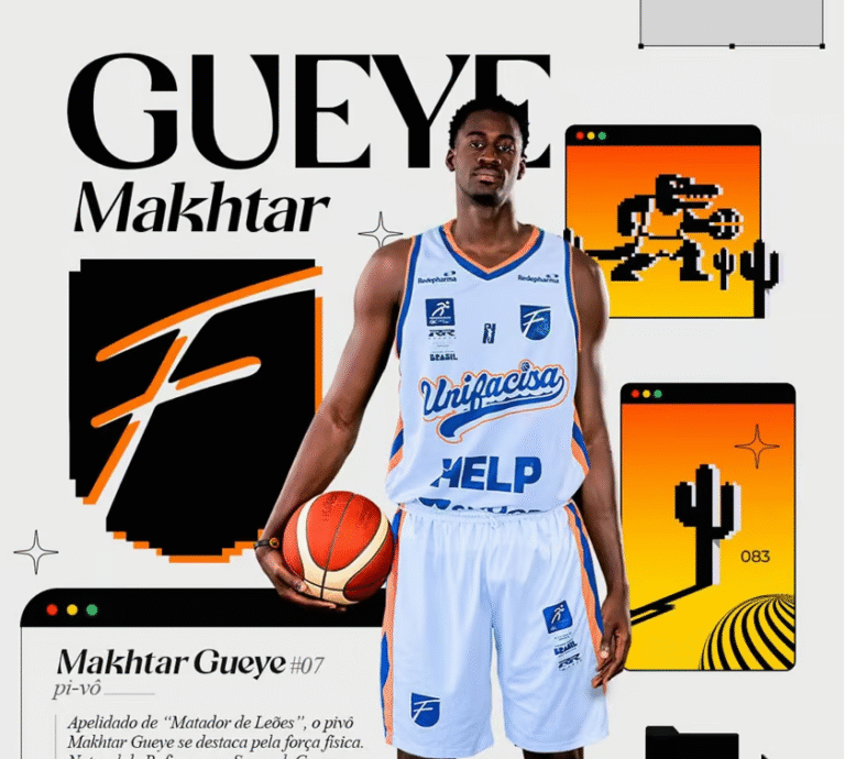 Basket – Mercato : Makhtar Gueye s’engage avec Unifacisa Basquete au Brésil