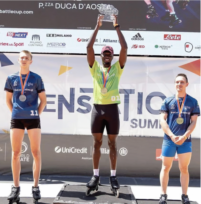 Inline Freestyle 2025 – Dame Fall toujours au sommet du Free Jump mondial « Mon objectif est clair, garder ma position de leader » !