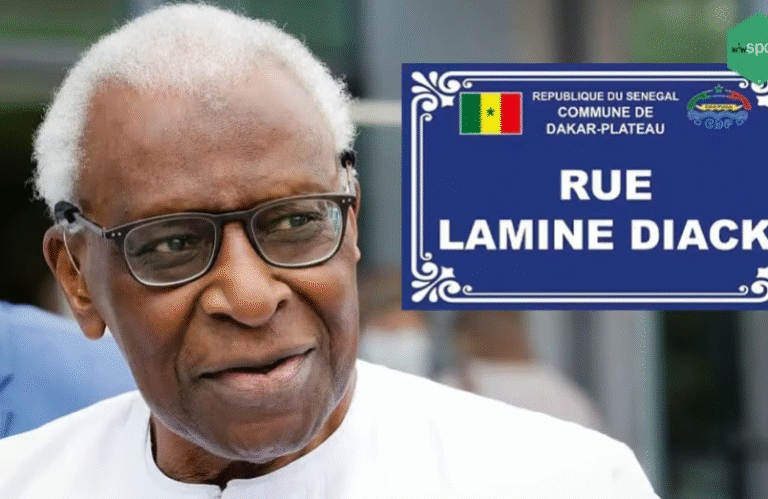 À Dakar Plateau, la rue Charles Mangin porte désormais le nom de feu Lamine Diack !
