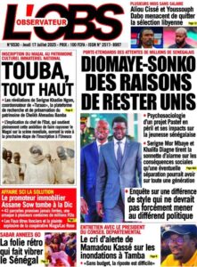 Découvrez les Unes des journaux sénégalais du jeudi 17 juillet 2025