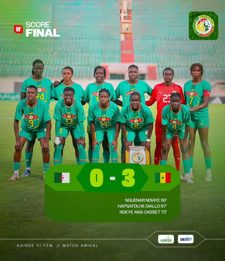 CAN féminine Maroc 2025 : les Lionne dominent l’Algérie 3-0 en match de préparation