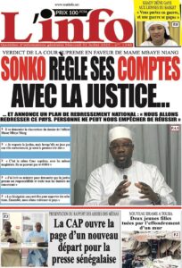 Découvrez les Unes des journaux sénégalais du mercredi 02 juillet 2025