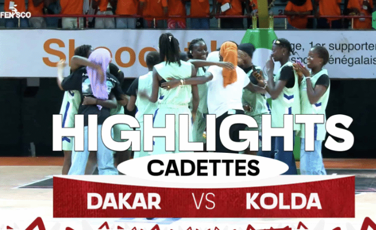 FENSCO 2025 : Basket Cadettes – Film de la victoire en finale de Kolda face à Dakar