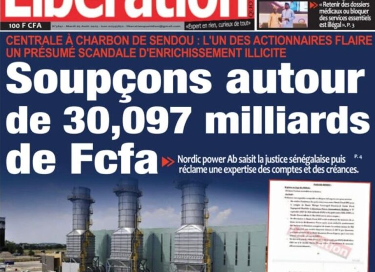 Découvrez les Unes des journaux sénégalais du mardi 05 août 2025