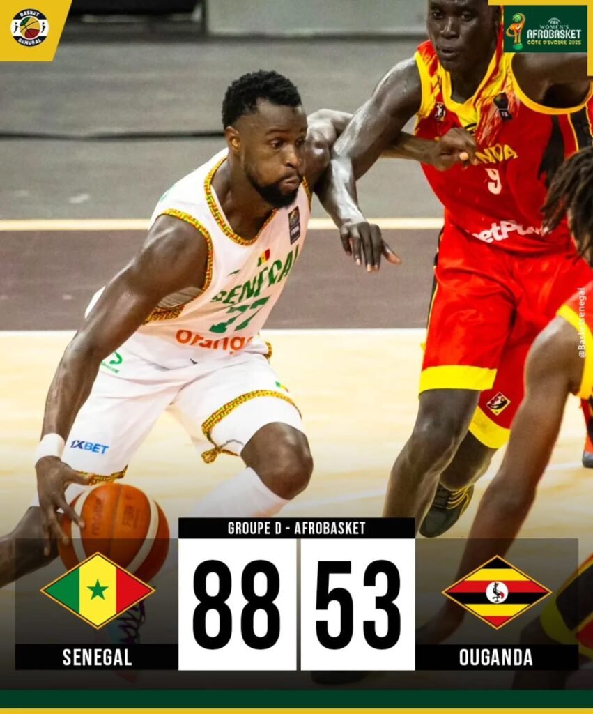 AFROBASKET 2025 | Le Sénégal surclasse l’Ouganda (88-53) pour son Entrée en LICEice