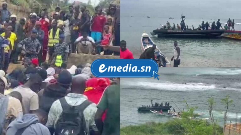 Dakar : Des dizaines de migrants interceptés après l'échouage de leur pirogue près de la mosquée de la Divinité