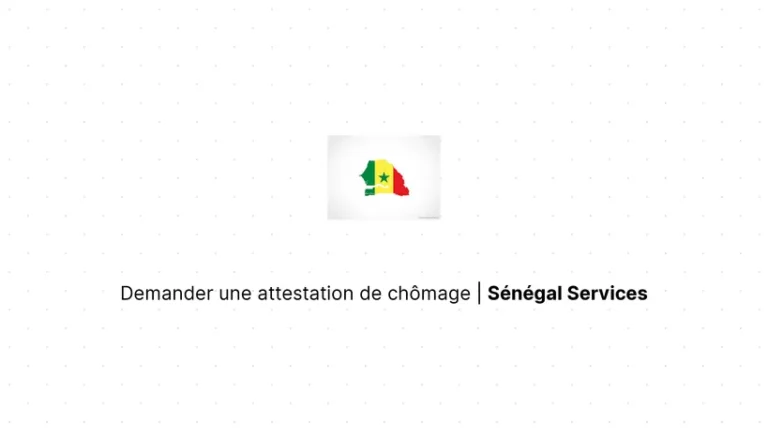 Sénégal : la direction de l'Emploi délivre des certificats de chômage
