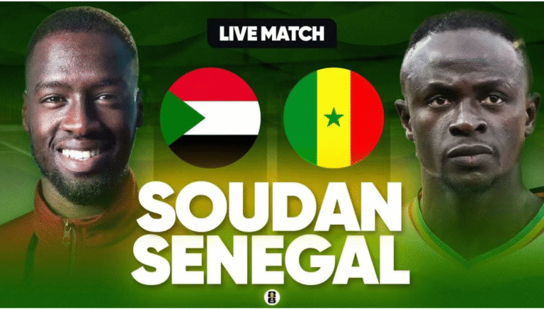 LIVE Sénégal vs Soudan : Regardez le match en direct !