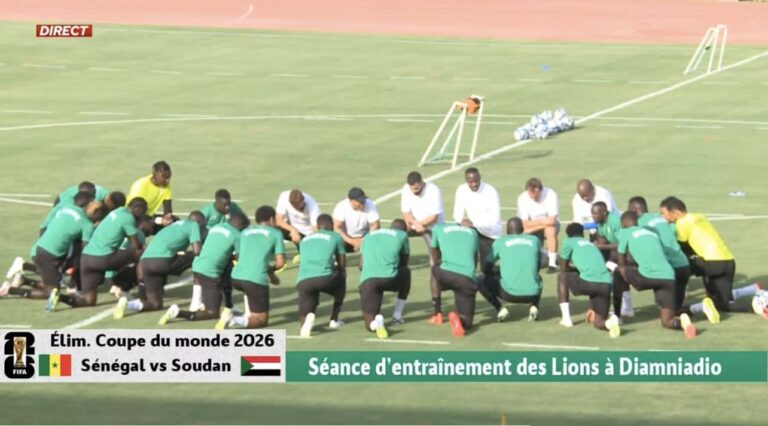 Équipe nationale – Deuxième séance d’entraînement avec un effectif presque au complet !