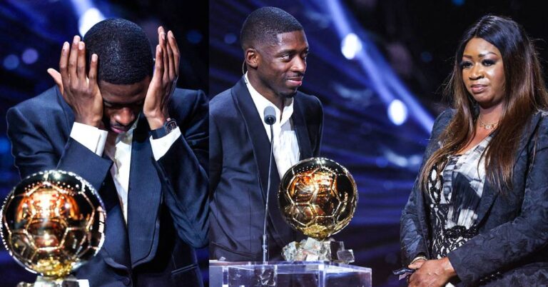 Ballon d’Or : Ousmane Dembélé craque d’émotion, ses mots touchants pour sa mère (vidéo)