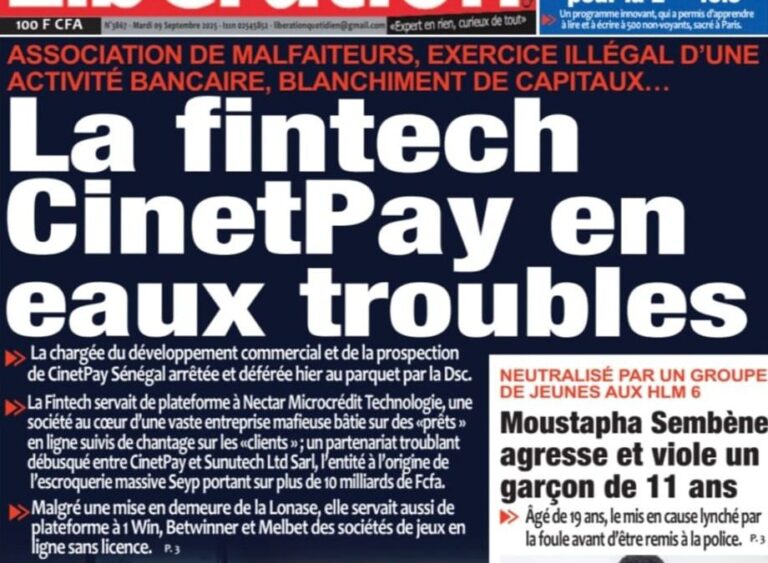Découvrez les Unes des journaux sénégalais du mardi 9 septembre 2025