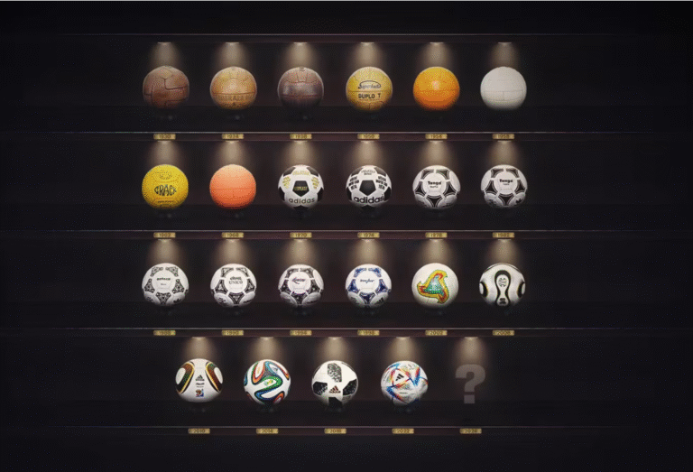 L’histoire des ballons de la Coupe du Monde de la FIFA