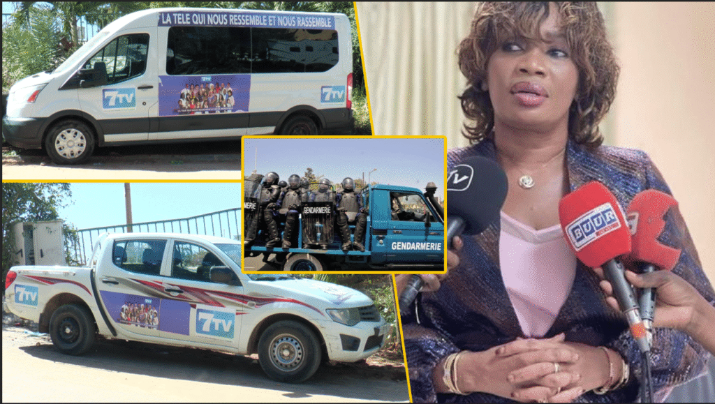 Des gendarmes à la 7tv, Maïmouna Ndour Faye interpellée : l’indignation des opposants