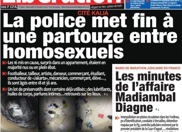 Découvrez les Unes des journaux sénégalais du mercredi 22 octobre 2025