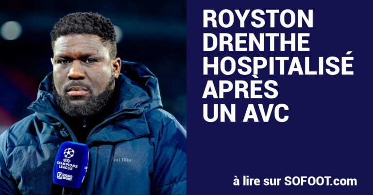 L'ancien joueur néerlandais Royston Drenthe hospitalisé après un AVC