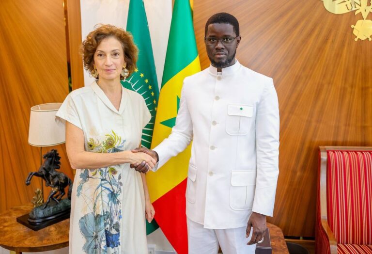 Palais de la république : Le Président Bassirou Diomaye Faye reçoit la Directrice générale sortante de l’UNESCO