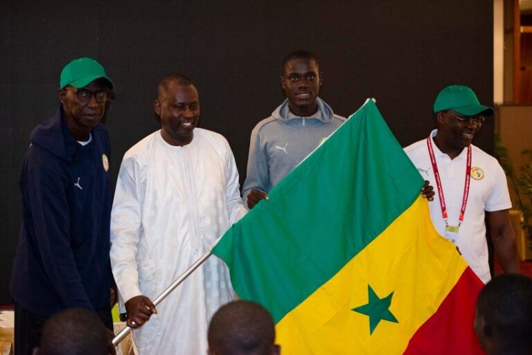 Coupe du Monde U17 : les "Lionceaux" ont reçu le drapeau national à Doha