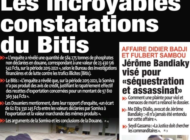 Découvrez les Unes des journaux sénégalais du lundi 17 novembre 2025