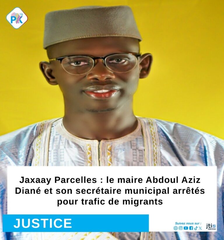 Jaxaay Parcelles : le maire Abdoul Aziz Diané et son secrétaire arrêtés pour trafic de migrants