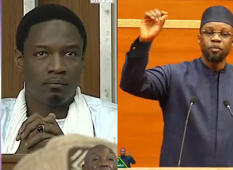 "Gouvernement de Yambar" : Sonko répond à Pape Djibril Fall et fait éclater de rire l'Assemblée (vidéo)