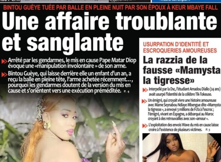 Découvrez les Unes des journaux sénégalais du lundi 22 décembre 2025