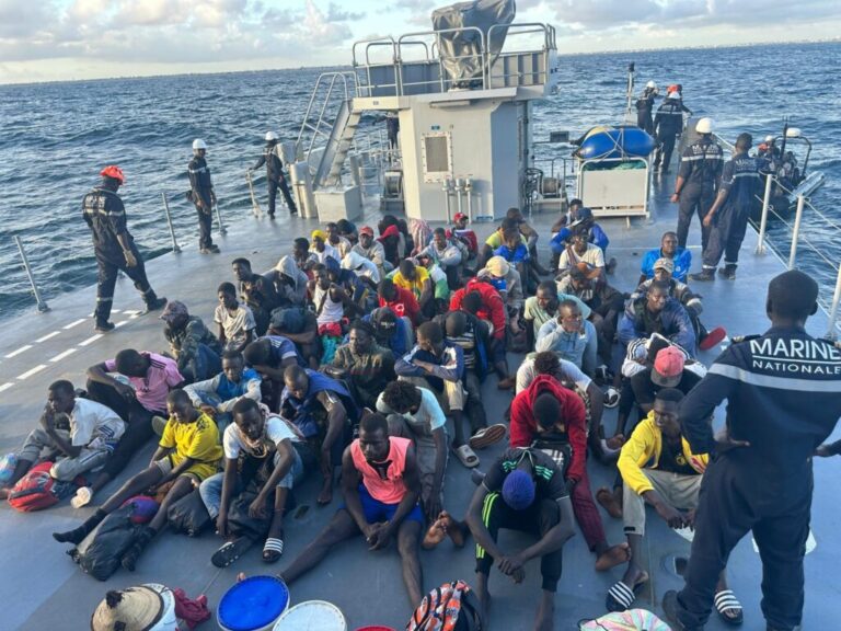 76 migrants interceptés à Joal : 8 capitaines de pirogue déférés au Parquet Financier de Dakar
