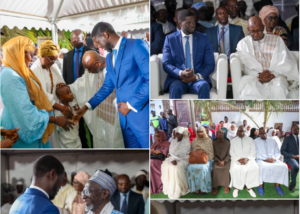 Décès de la mère du ministre de l’Éducation: Diomaye Faye rend visite à la famille Guirassy