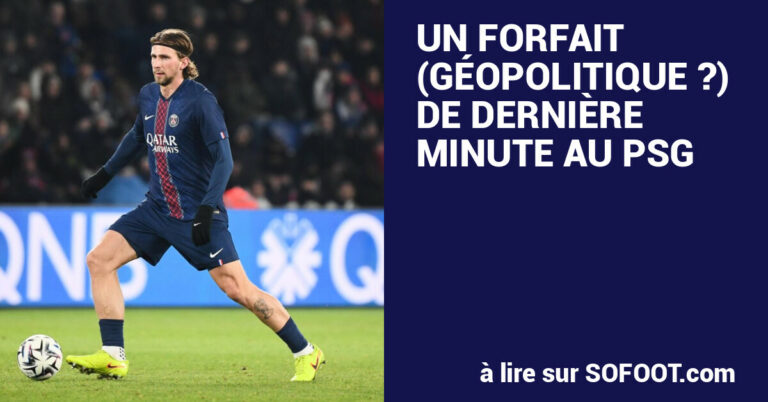 PSG : un forfait de dernière minute contre Rennes
