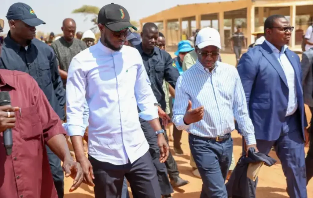 Le président Bassirou Diomaye