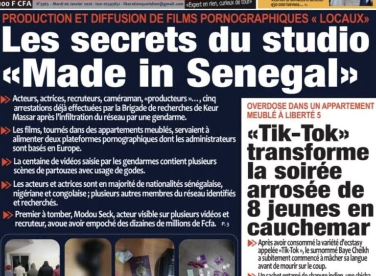 Découvrez les Unes des journaux sénégalais du mardi 6 janvier 2026