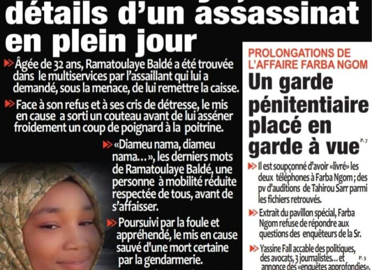 Découvrez les Unes des journaux sénégalais du mercredi 14 janvier 2026
