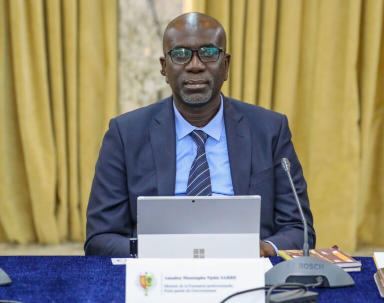 Emploi et Formation professionnelle : Le Ministre Amadou Moustapha Ndieck Sarré au chevet de la jeunesse de Sédhiou