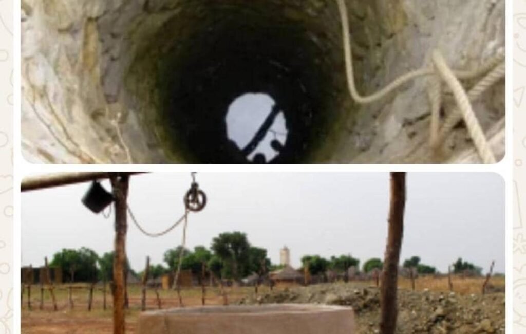 professeur se jette dans un puits