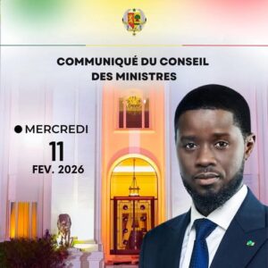 Communiqué du Conseil des Ministres du Mercredi 11 Février 2026