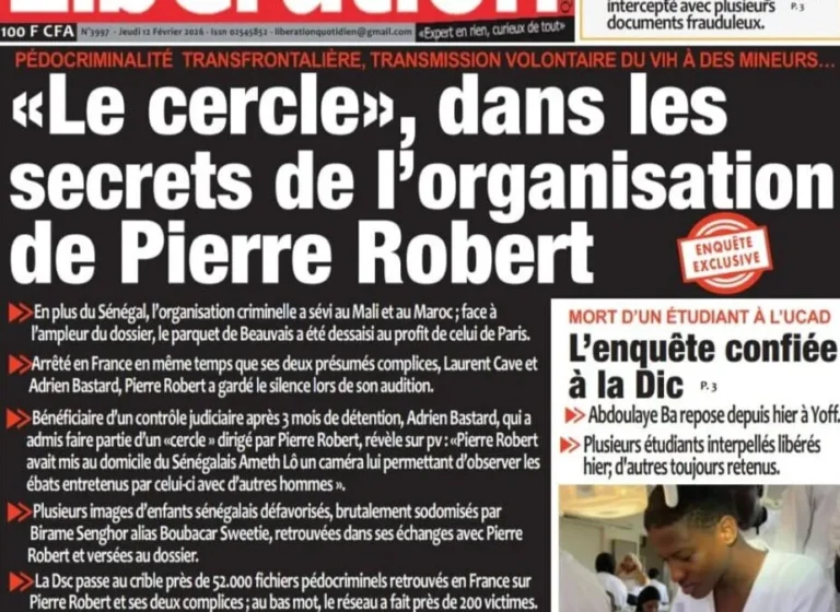 Découvrez les Unes des journaux sénégalais du jeudi 12 février 2026