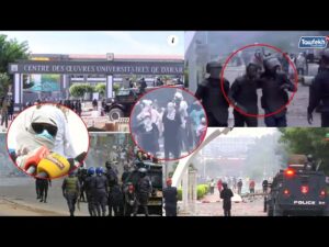 UCAD : Nouveau round d’affrontements étudiants-FDS sur un campus déjà secoué par les protestations